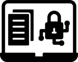 Encrypted Data Vector Icon