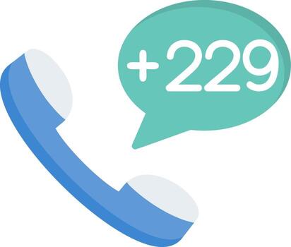 benin marcar código vector icono