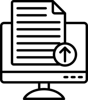 enviar archivo vector icono