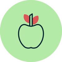 icono de vector de manzana