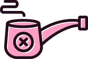 Smoke Pipe Vector Icon