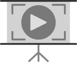 icono de vector de tutorial de vídeo