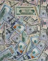 Dollar money banknotes texture background photo