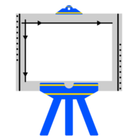 Blank Artboard and Holder png