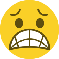 Ängstlich Gesicht Emoticon. png