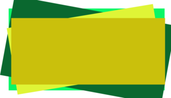 abstrato tecnologia fundo com sobreposição verde e amarelo camadas geométrico formas png