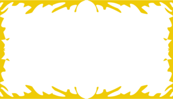 abstrait Contexte avec Facile ancien Jaune texture Cadre frontière png