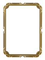 gold decorative frame png