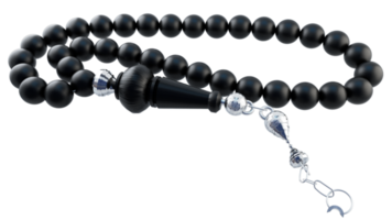 Prayer beads balck png