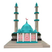 mosquée 3d modèle png