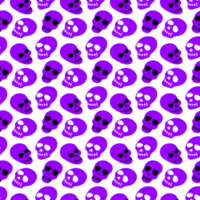 Seamless pattern with skulls png