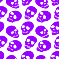 pattern of purple skull png
