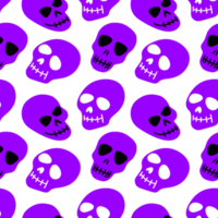 modèle de violet crâne png