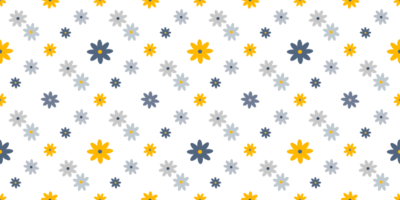 Retro hippie flowers boho seamless pattern . floral modern pattern 60s png