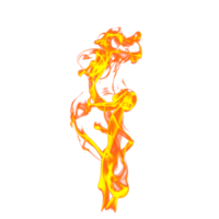 Feu flamme transparent png