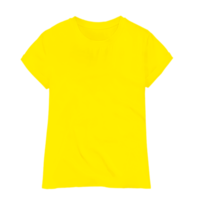 camiseta amarela png