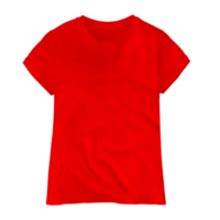 T-shirt rossa png