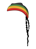 rasta gorro Jamaica estilo reggae chapéu png