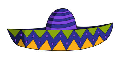 sombrero cappello messicano cultura festa png
