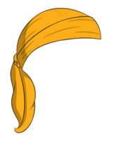 Yellow Durag Style Gangster Hip hop Head Wear png