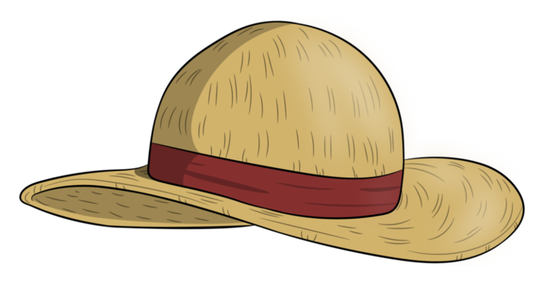 One Piece Strawhat Render, One Piece Luffy hat art \ transparent background  PNG clipart