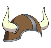 vikingo guerrero sombrero armadura accesorio png