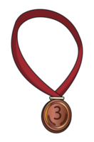 bronze médaille troisième endroit prix png