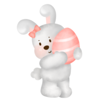 watercolor Easter rabbit. png