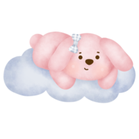 aquarelle Pâques lapin png