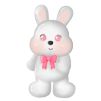 aquarelle Pâques lapin. png