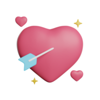 Shooting Love Heart png