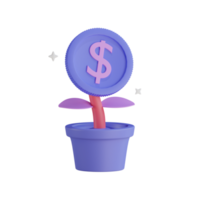 3d icon Financial Growth png