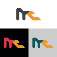 NC Modern Letter Logo Design. Suitable for business, consulting group company vector