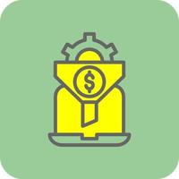 Conversion Rate Optimizer Vector Icon Design