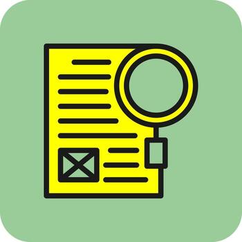 Latent Semantic Index Vector Icon Design