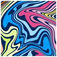 An abstract psychedelic wavy background. Abstract background with twisted lines. vector