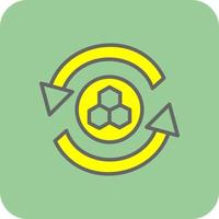 Cell Reprogramming Vector Icon Design