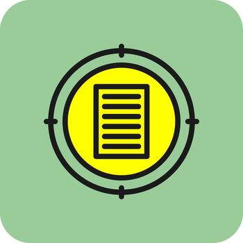 Contextual Targeting Vector Icon Design