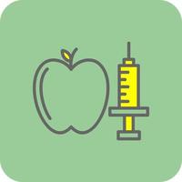 Genetic Modification Food Vector Icon Design