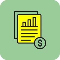 Income Statement Vector Icon Design