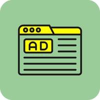 Advertisement Vector Icon Design