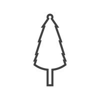 Pine tree illustration vector