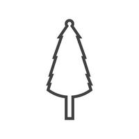 Pine tree illustration vector