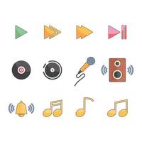 Music icon Illustration vector