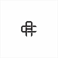 AC Initial letter overlapping interlock logo monogram line art style vector