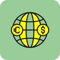 Foreign Investment Vector Icon Design