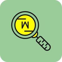 Keywords Vector Icon Design