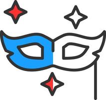 diseño de icono de vector de mascarada