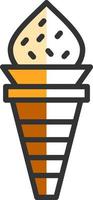 Ice Cream Vector Icon Design