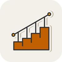 Staircase Vector Icon Design